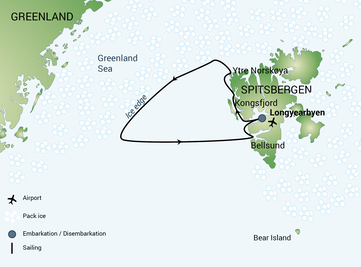 Reiseroute | © Oceanwide Expeditions