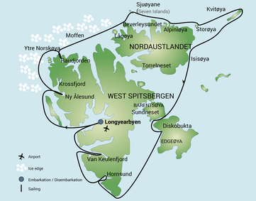 Reiseroute | © Oceanwide Expeditions