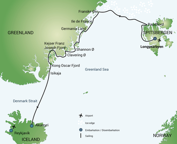 Reiseroute | © Oceanwide Expeditions