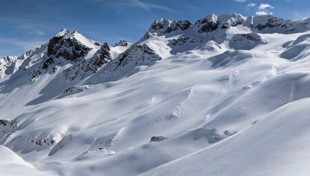 Silvester an der Jenatschhütte - Skitouren oberhalb des Julierpasses