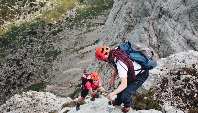 Alpine Ausbildung Klettersteig