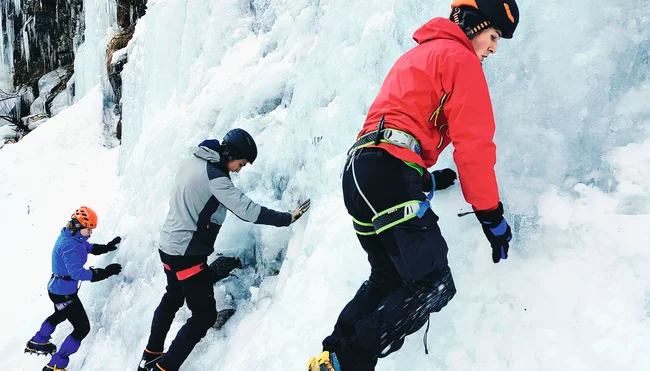 Eisklettern mit ASI