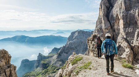 Klettersteige in der Brenta - klassische Rundtour über berühmte Steige