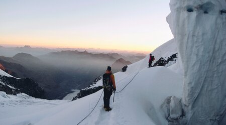 Die Höchsten der Ostalpen: Piz Bernina (4.049 m) & Piz Palü (3.900 m)