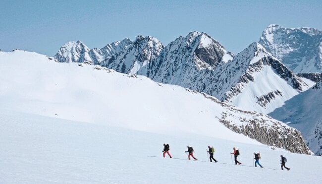 Genießer-Skitouren am Julierpass - kurze Aufstiege & lange Abfahrten