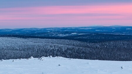 Silvester in Finnisch-Lappland