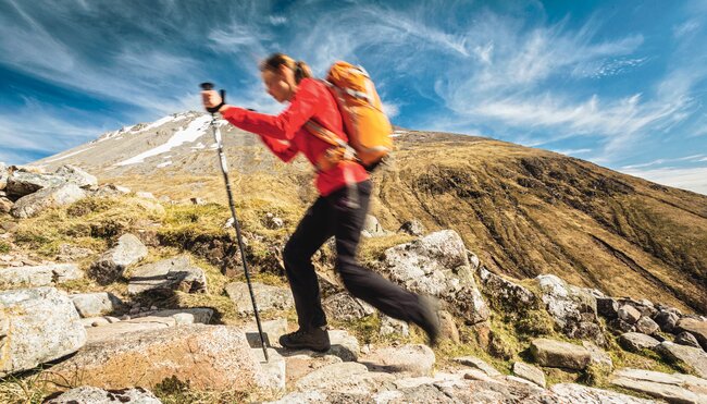 Schwindelfrei und trittsicher ins Gebirge