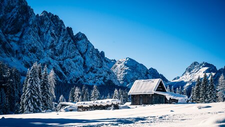 Skilanglauf und Trekking in Friaul Julisch Venetien