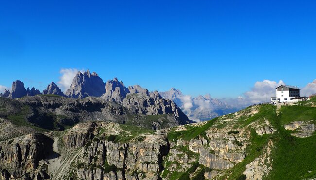 Dolomiten von Cortina, via Pocol und Misurina