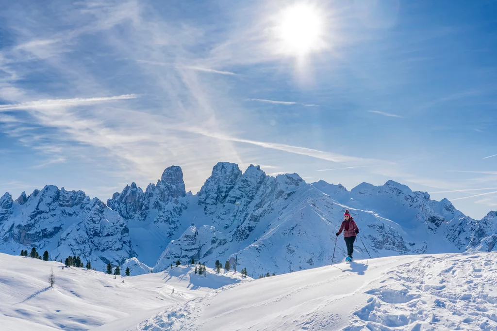 Schneeschuhwandern im Südtiroler Villnösstal