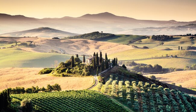 Toskana - Val d`Orcia in der Toskana