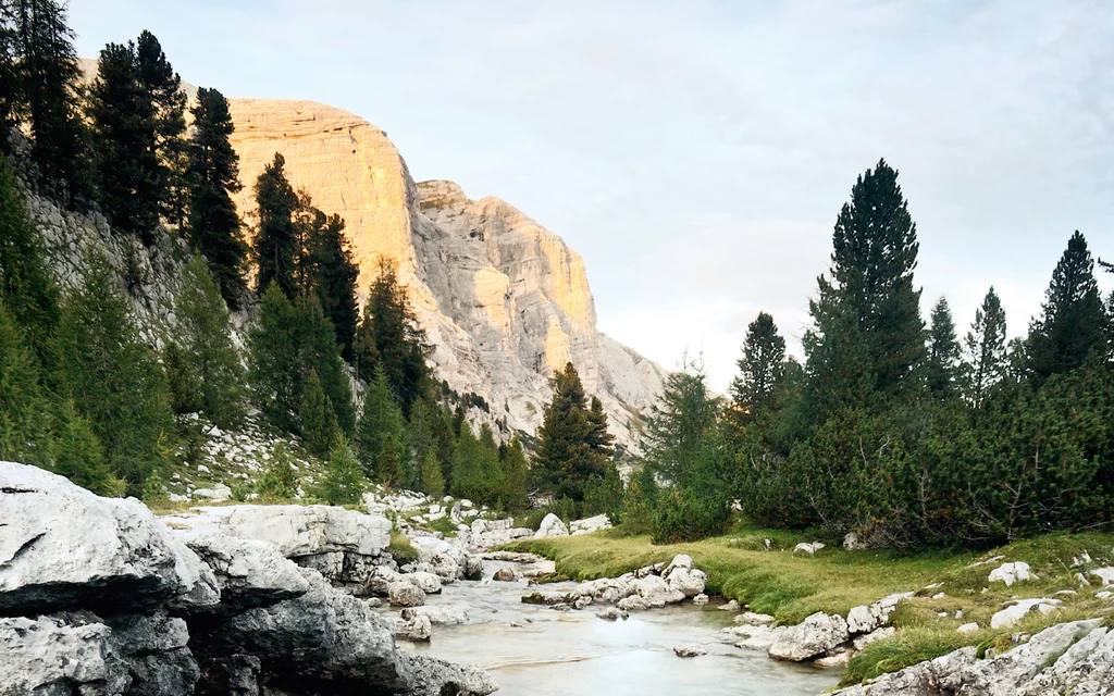 Die Dolomiten der Alta Via-Fanes-Sennes Naturpark