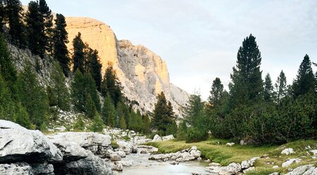 Die Dolomiten der Alta Via-Fanes-Sennes Naturpark