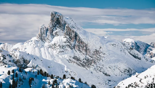 Schneeschuhwandern in den Dolomiten - das Sagenreich der Faneshütte