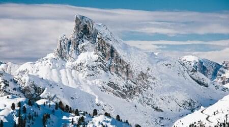 Schneeschuhwandern in den Dolomiten - das Sagenreich der Faneshütte