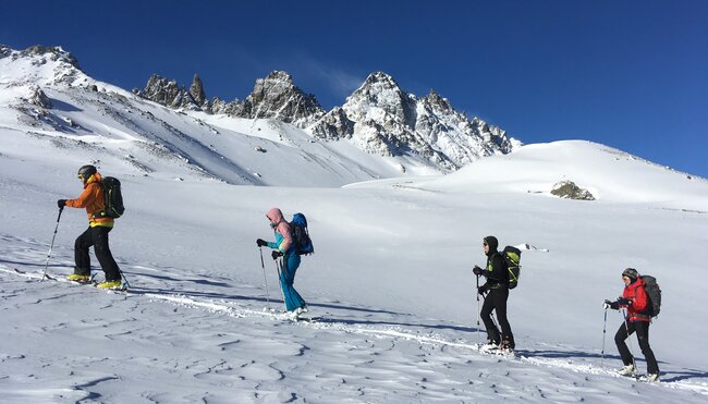 Kombinierter Tiefschnee- und Skitourenkurs in der Silvretta