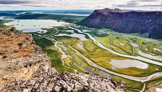 Auf dem Kungsleden in Lappland