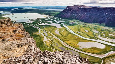 Auf dem Kungsleden in Lappland