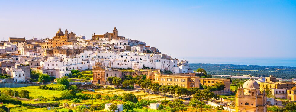 Ostuni Apulien Süditalien