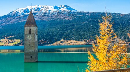 Etschradweg: Reschensee - Gardasee in 7 Tagen