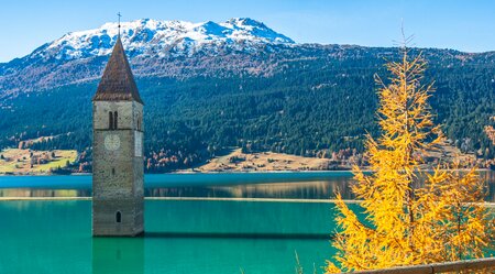 Etschradweg: Reschensee - Gardasee - 7 Tage