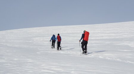 Schneeschuhtour in die Wildnis mit Zelt