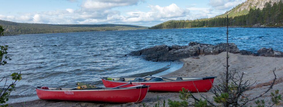 Schweden Lappland Kanutour