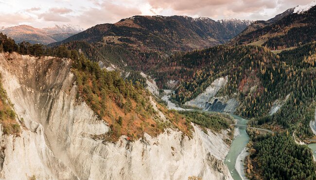 Rhein Radweg - Der wilde Alpenrhein