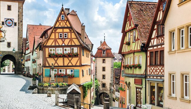 Burgenstraßen-Radweg - Von Heidelberg nach Rothenburg ob der Tauber