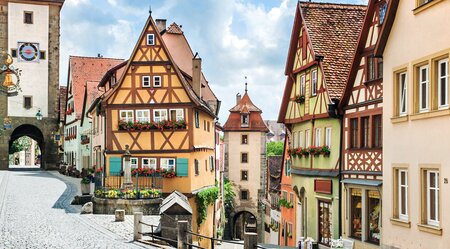 Burgenstraßen-Radweg - Von Heidelberg nach Rothenburg ob der Tauber