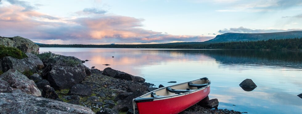 Schweden Lappland Kanutour