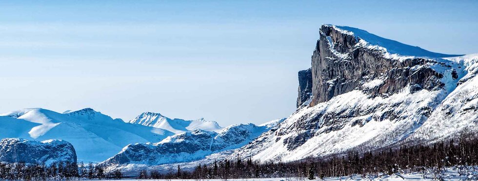 Auf dem Kungsleden in Lappland mit Schneeschuhen