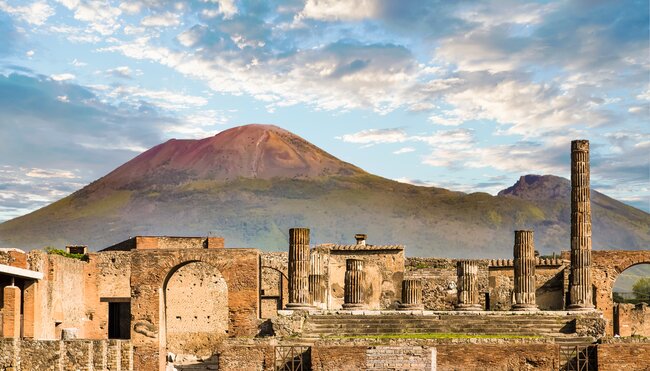 Vesuv und Pompeii