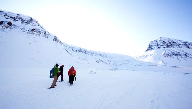 Mit Schneeschuhen in Norwegen