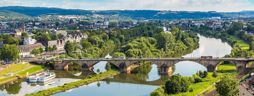 Panoramasicht auf Trier