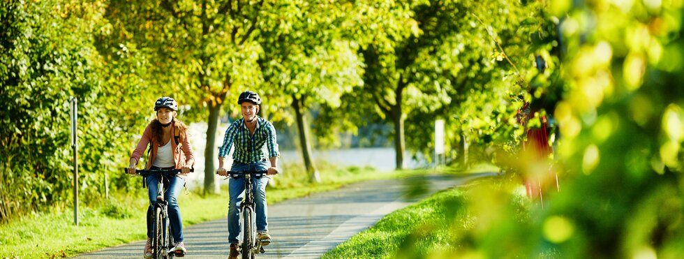 Unterwegs auf dem Moselradweg