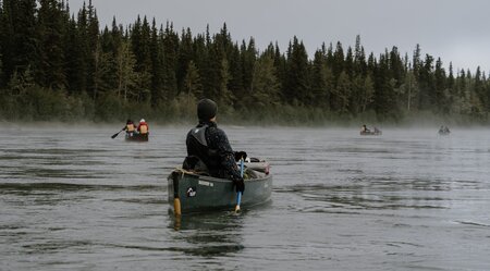 Klassische Kanutour - Yukon River von Lake Laberge bis Carmacks