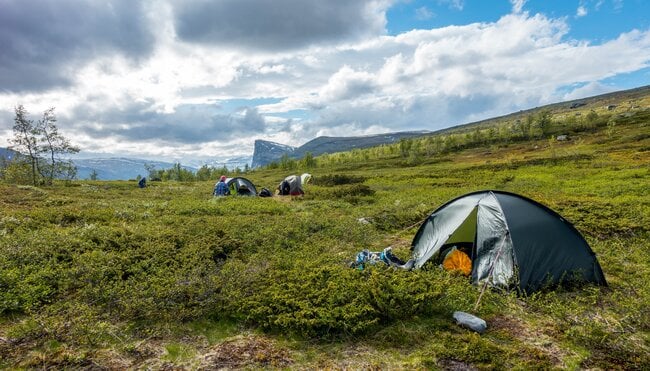 Kungsleden Lappland mit Zelt