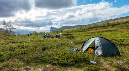 Kungsleden Lappland mit Zelt
