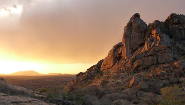 Silvester in Namibia