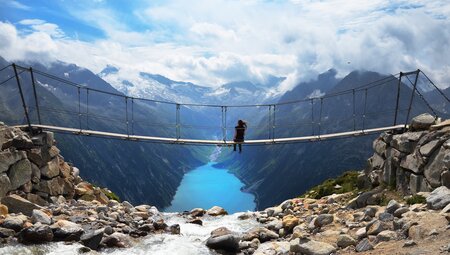 Wanderung entlang der Zillertaler Alpen