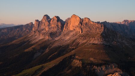 Südtirol-Wandern in König Laurins Rosengarten in den Dolomiten