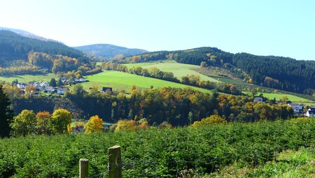 Blick auf Schmallenberg im Sauerland