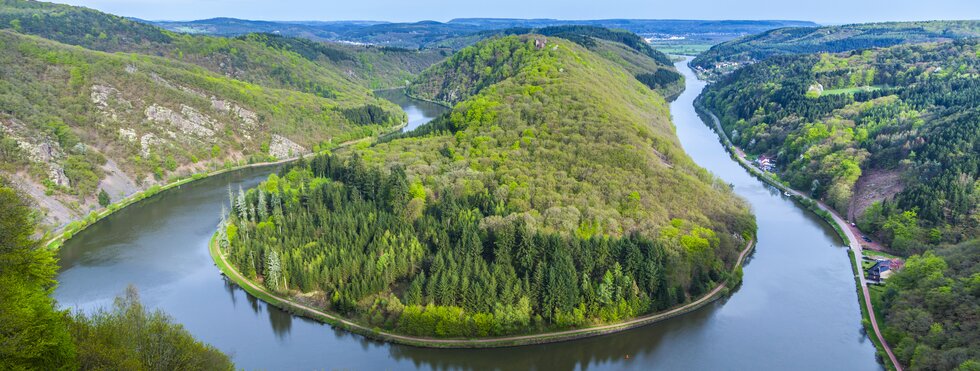 Blick auf die Saarschleife in Mettlach