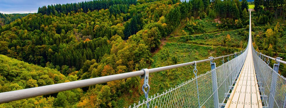 Hängebrücke bei Mörsdorf im Hunsrück