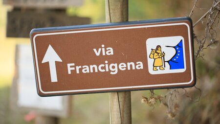 Via Francigena - Fahrrad fahren auf der Frankenstraße