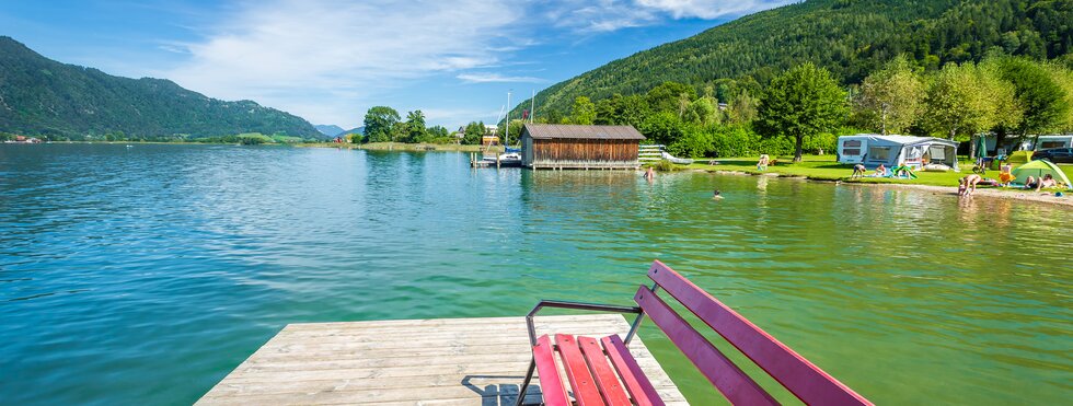 Blick auf den Ossiacher See