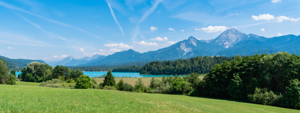Landschaft um den Faaker See in Kärnten
