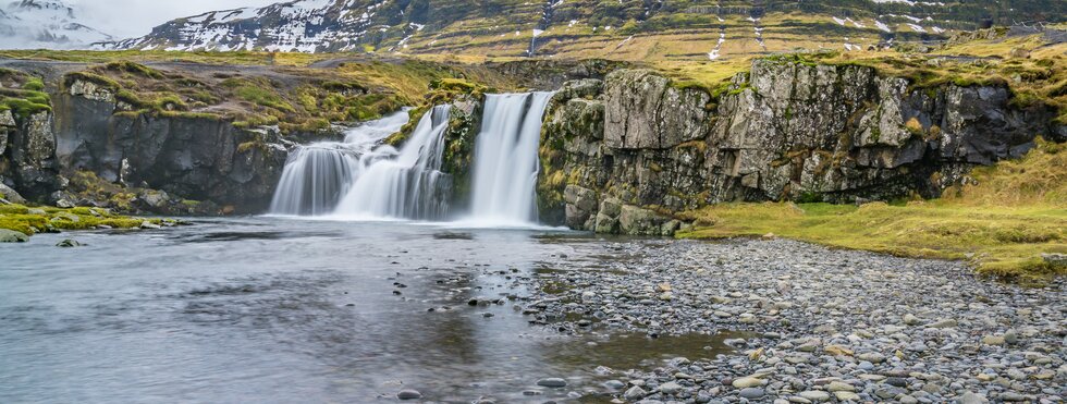 Snaefellsnes Kirkjufellsfoss