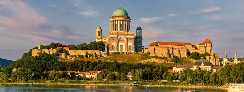 Esztergom, Ungarn an der Donau